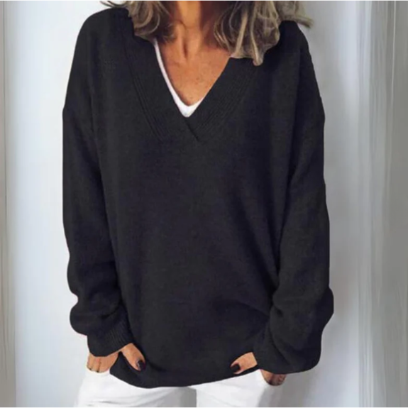 Ramona | Soft Lightweight V-Neck Everyday Sweater