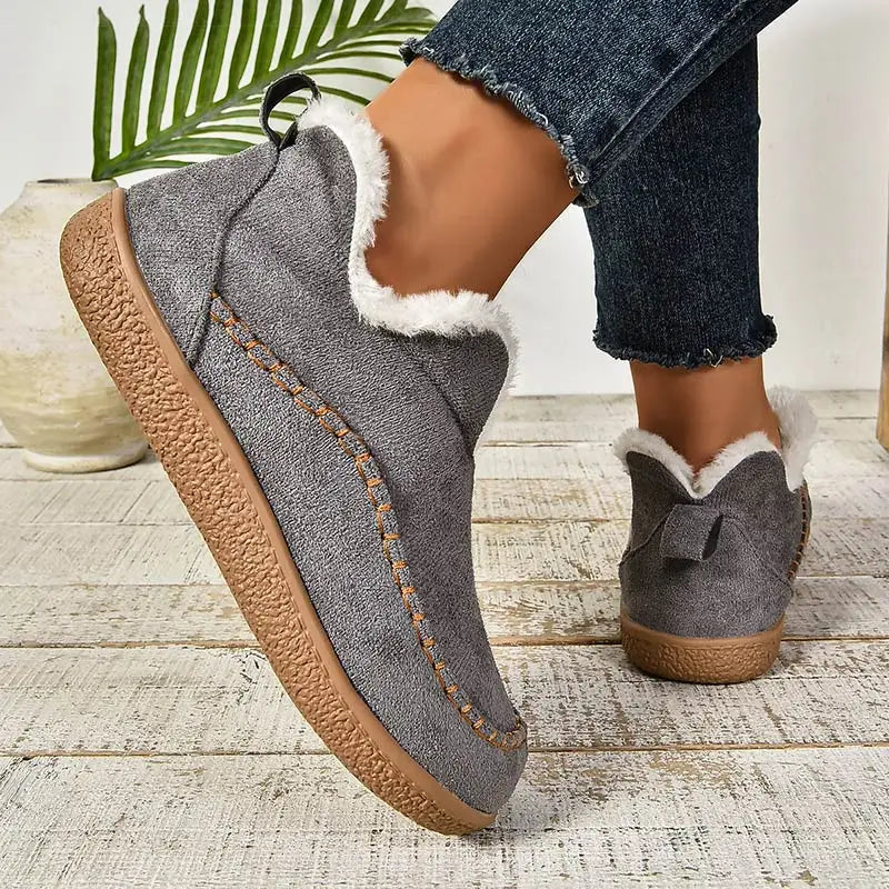 Amanda | Fleece-Lined Ankle Boots with Cushioned Comfort