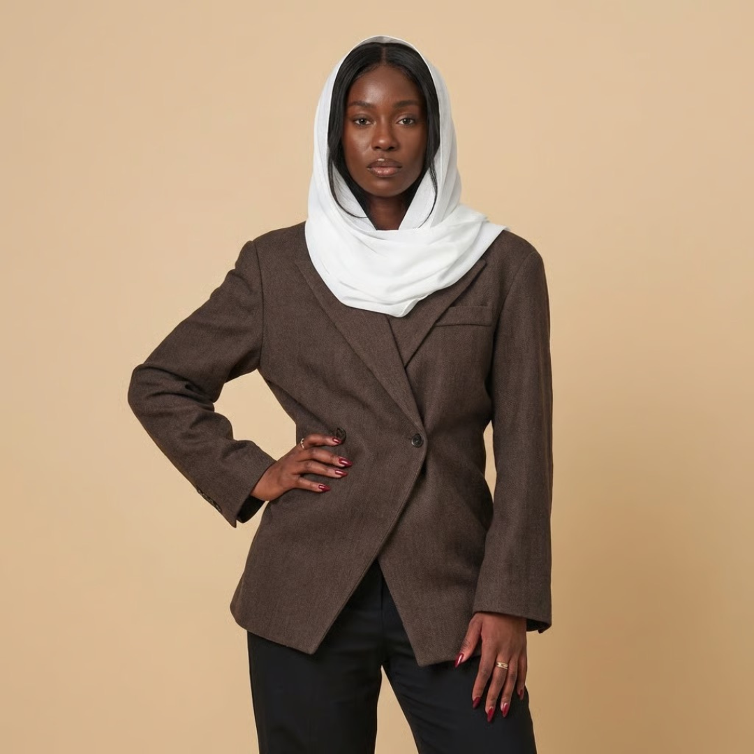 Lightweight Headscarf – White