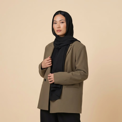 Lightweight Headscarf – Black