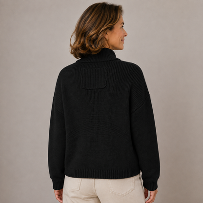 Brianna | Button Front Stand Collar Cardigan