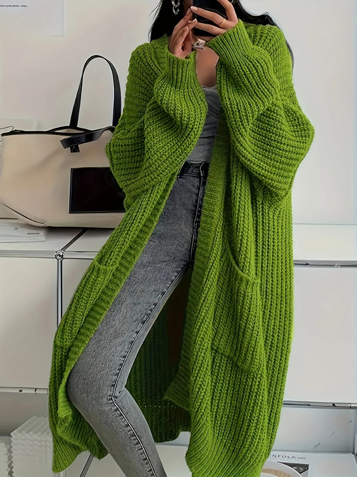 Chloe | Cozy Knitted Longline Cardigan