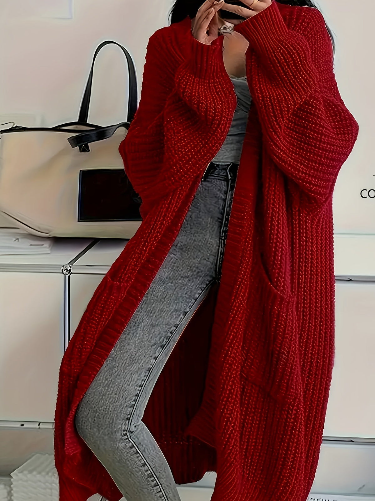 Chloe | Cozy Knitted Longline Cardigan