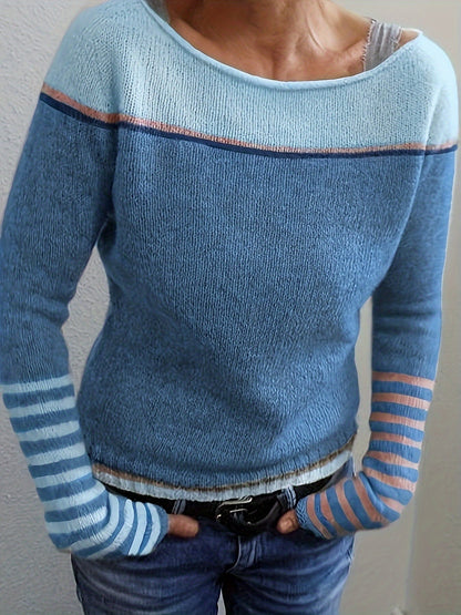 Erin | Soft Striped Fitted Sweater