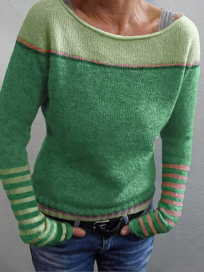 Erin | Soft Striped Fitted Sweater