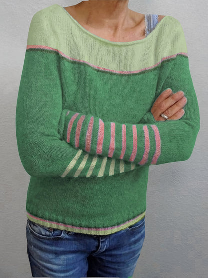 Erin | Soft Striped Fitted Sweater