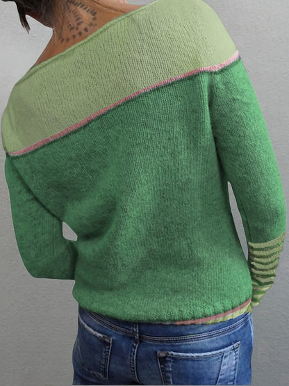 Erin | Soft Striped Fitted Sweater
