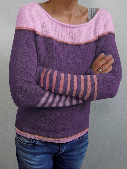 Erin | Soft Striped Fitted Sweater