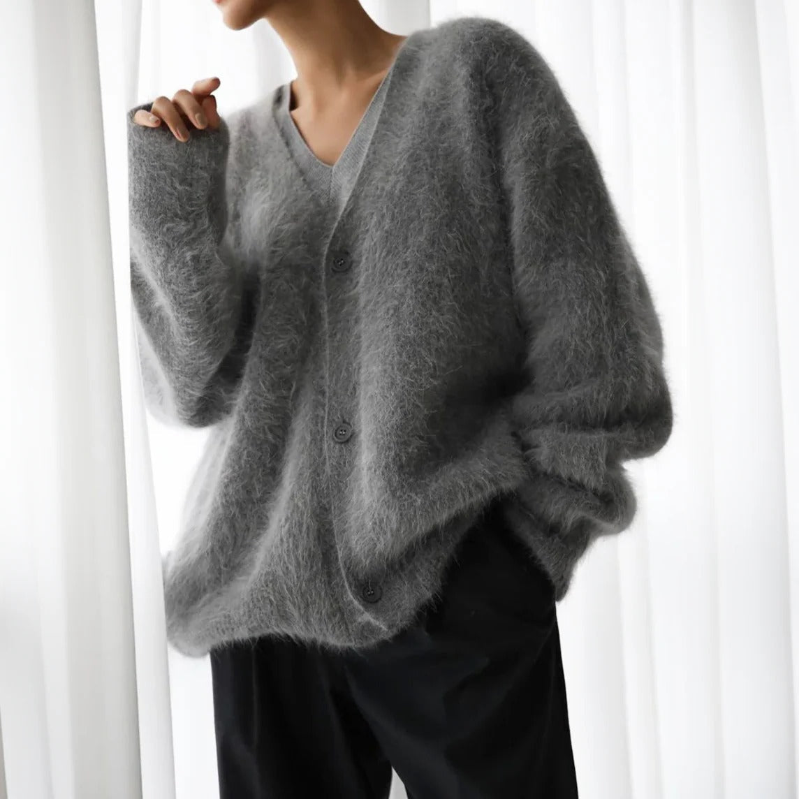 Rachel | Soft Elegant Classic Round Neck Everyday Sweater
