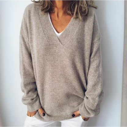 Ramona | Soft Lightweight V-Neck Everyday Sweater