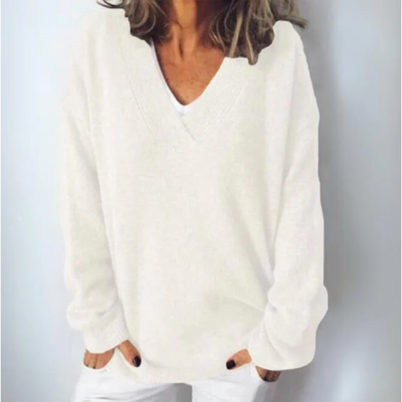 Ramona | Soft Lightweight V-Neck Everyday Sweater