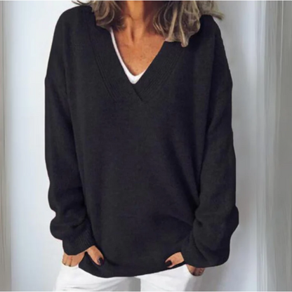 Ramona | Soft Lightweight V-Neck Everyday Sweater