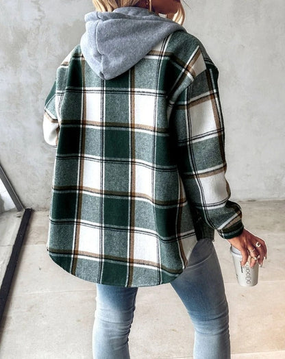 Ruth | Cozy Printed Drawstring Hoodie