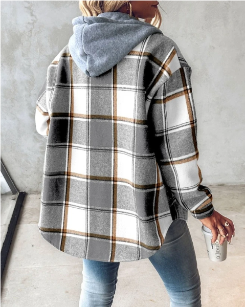 Ruth | Cozy Printed Drawstring Hoodie