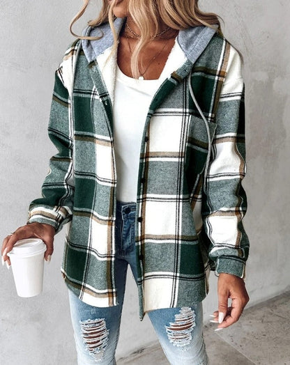 Ruth | Cozy Printed Drawstring Hoodie