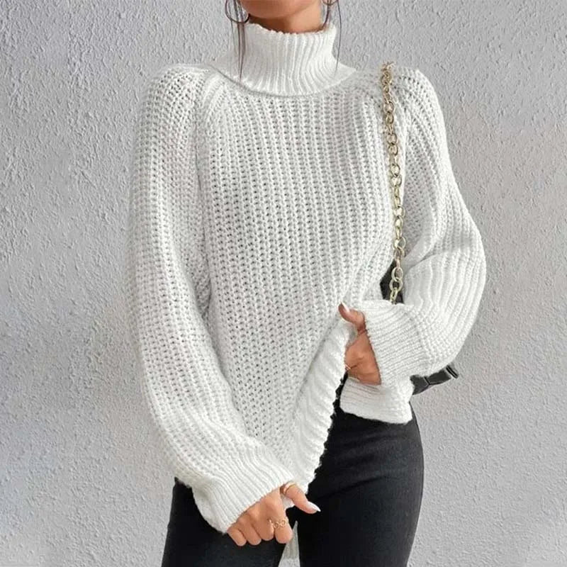 Stephanie | Elegant Turtleneck Knit Sweater