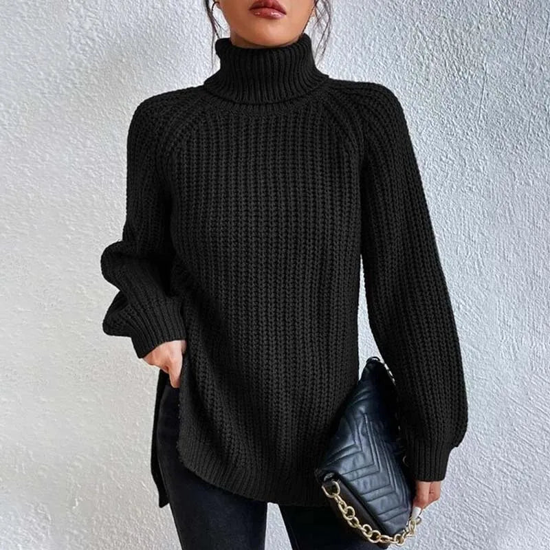 Stephanie | Elegant Turtleneck Knit Sweater