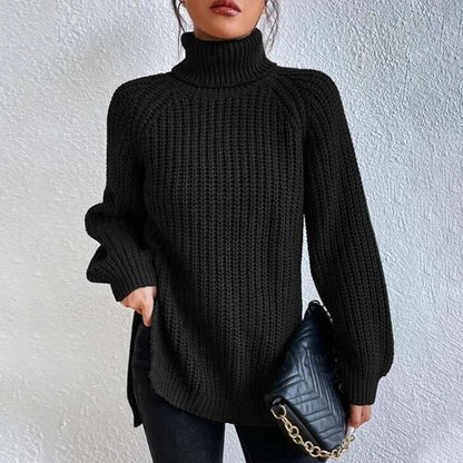 Stephanie | Elegant Turtleneck Knit Sweater