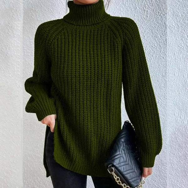 Stephanie | Elegant Turtleneck Knit Sweater