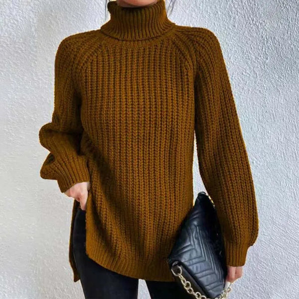 Stephanie | Elegant Turtleneck Knit Sweater