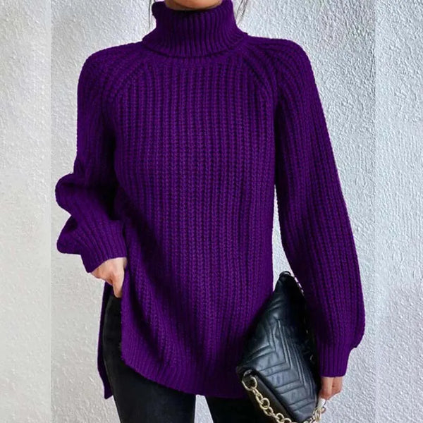Stephanie | Elegant Turtleneck Knit Sweater