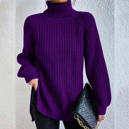 Stephanie | Elegant Turtleneck Knit Sweater