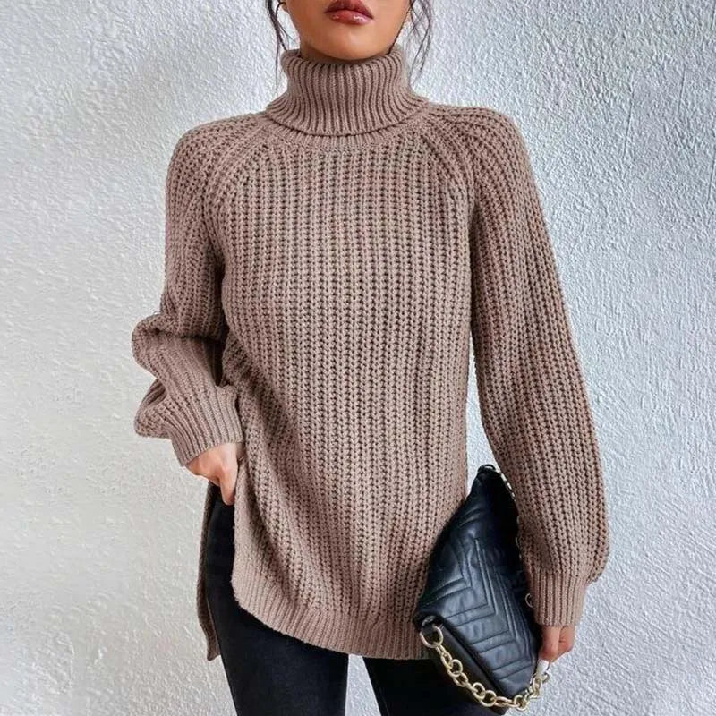 Stephanie | Elegant Turtleneck Knit Sweater
