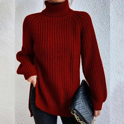 Stephanie | Elegant Turtleneck Knit Sweater