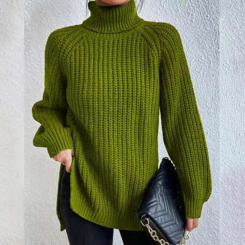 Stephanie | Elegant Turtleneck Knit Sweater