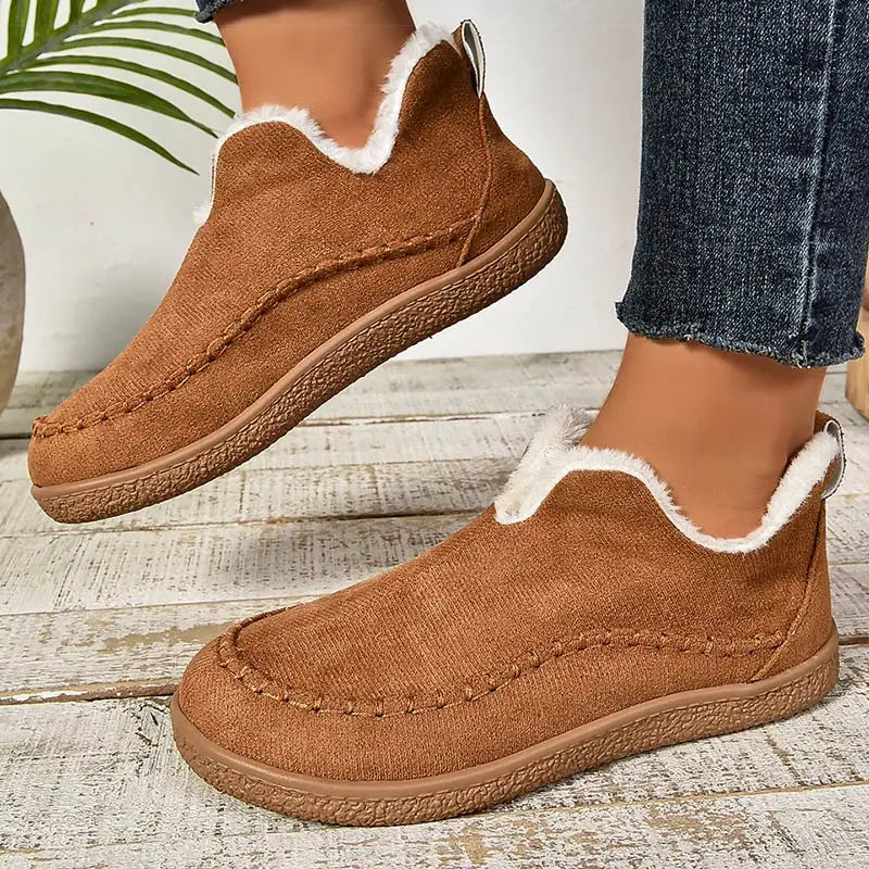 Amanda | Fleece-Lined Ankle Boots with Cushioned Comfort