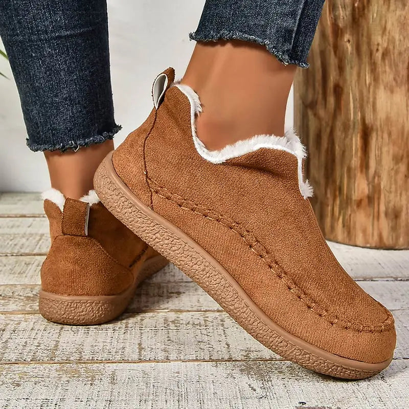 Amanda | Fleece-Lined Ankle Boots with Cushioned Comfort