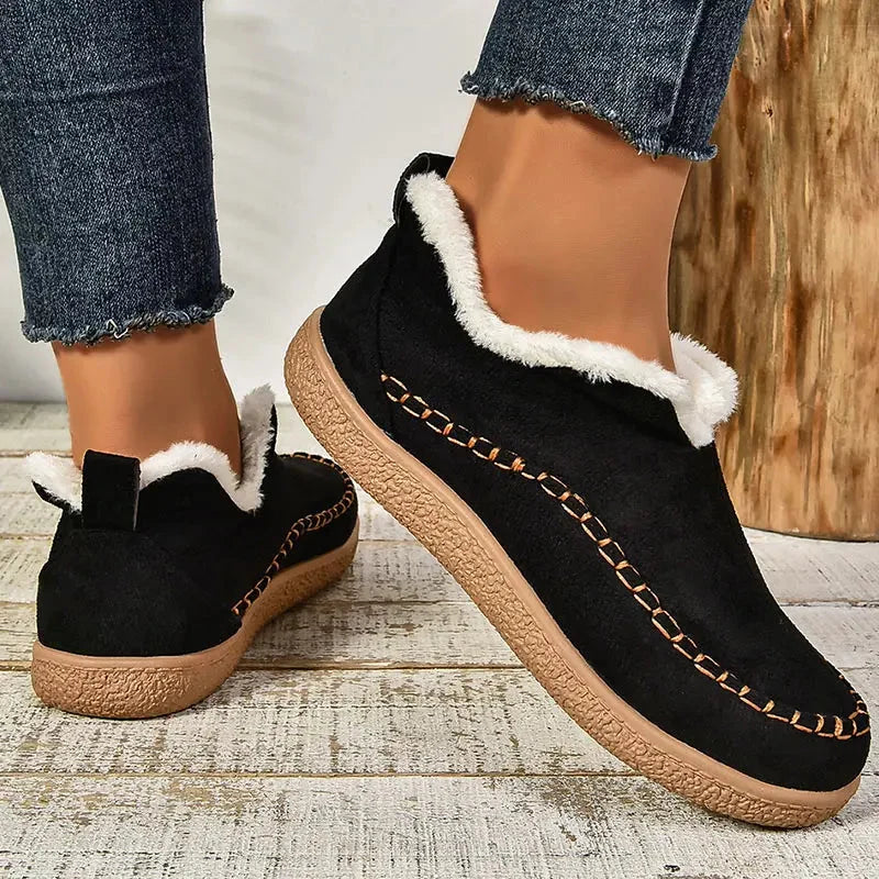 Amanda | Fleece-Lined Ankle Boots with Cushioned Comfort