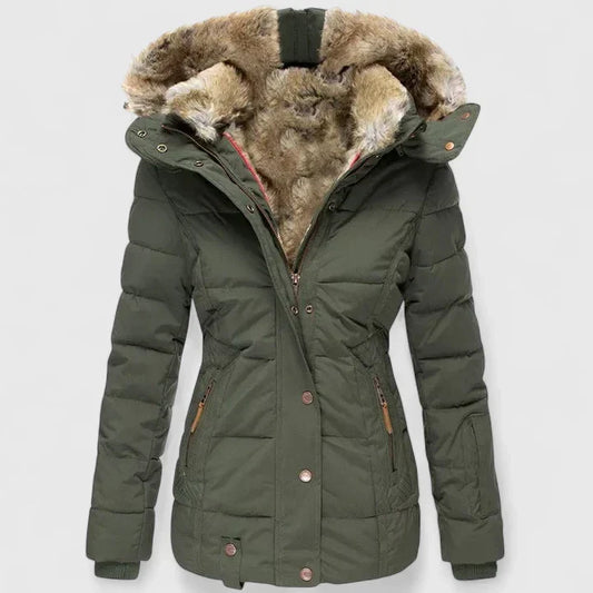 Anna | Hooded Puffer Coat for Winter
