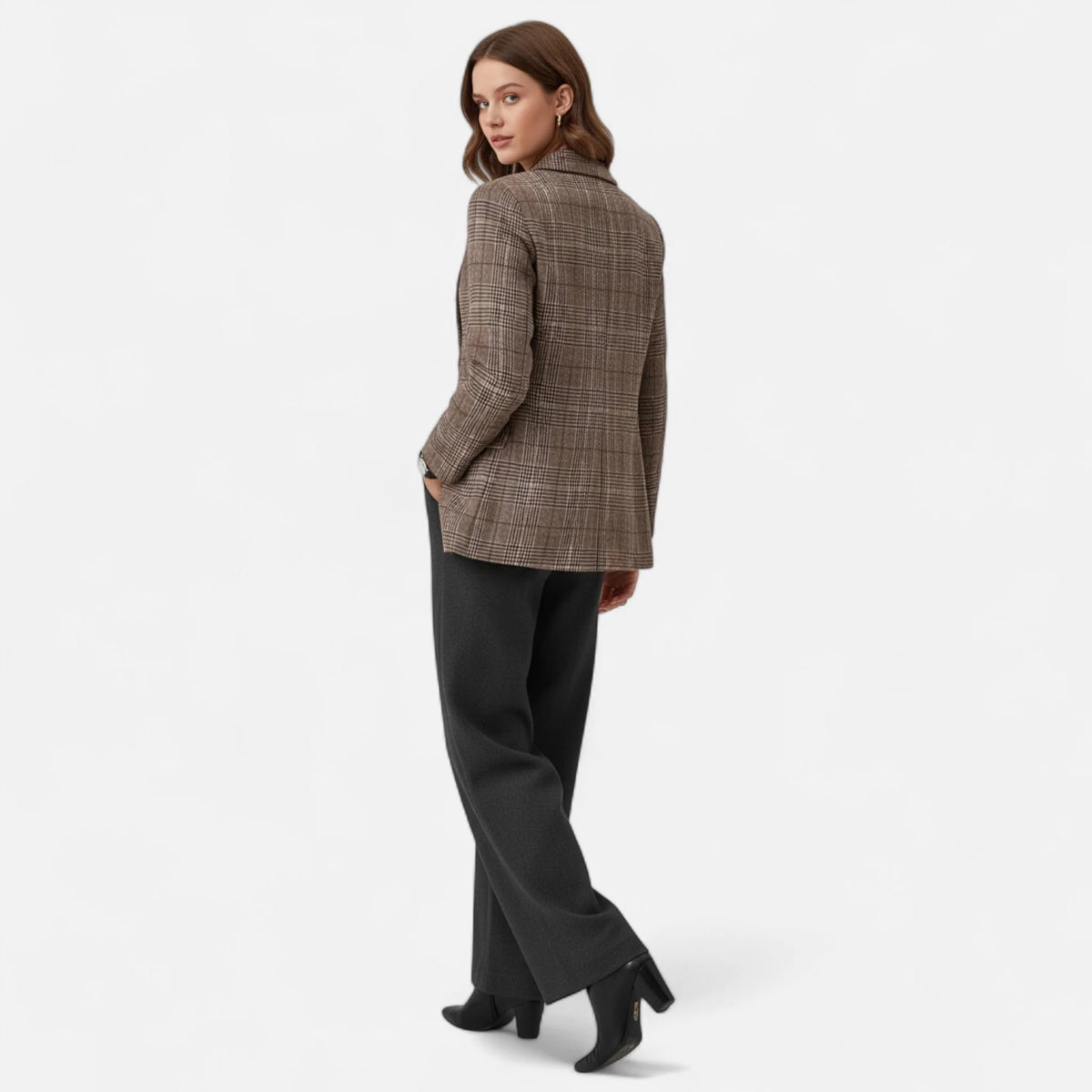 Charlotte | Plaid Blazer Single-Breasted Tailored Jacket