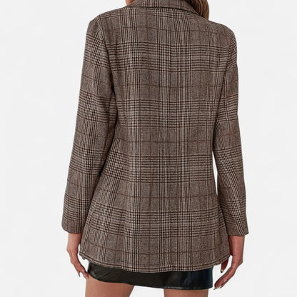 Charlotte | Plaid Blazer Single-Breasted Tailored Jacket