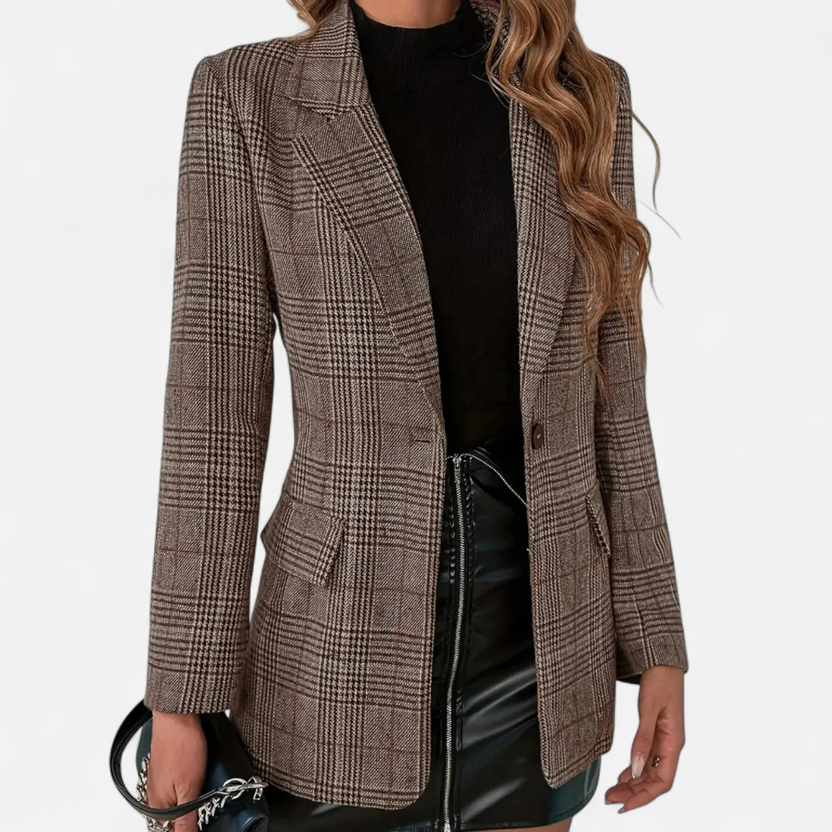 Charlotte | Plaid Blazer Single-Breasted Tailored Jacket