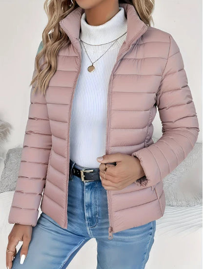 Elizabeth | Quilted Puffer Jacket with Stand Collar