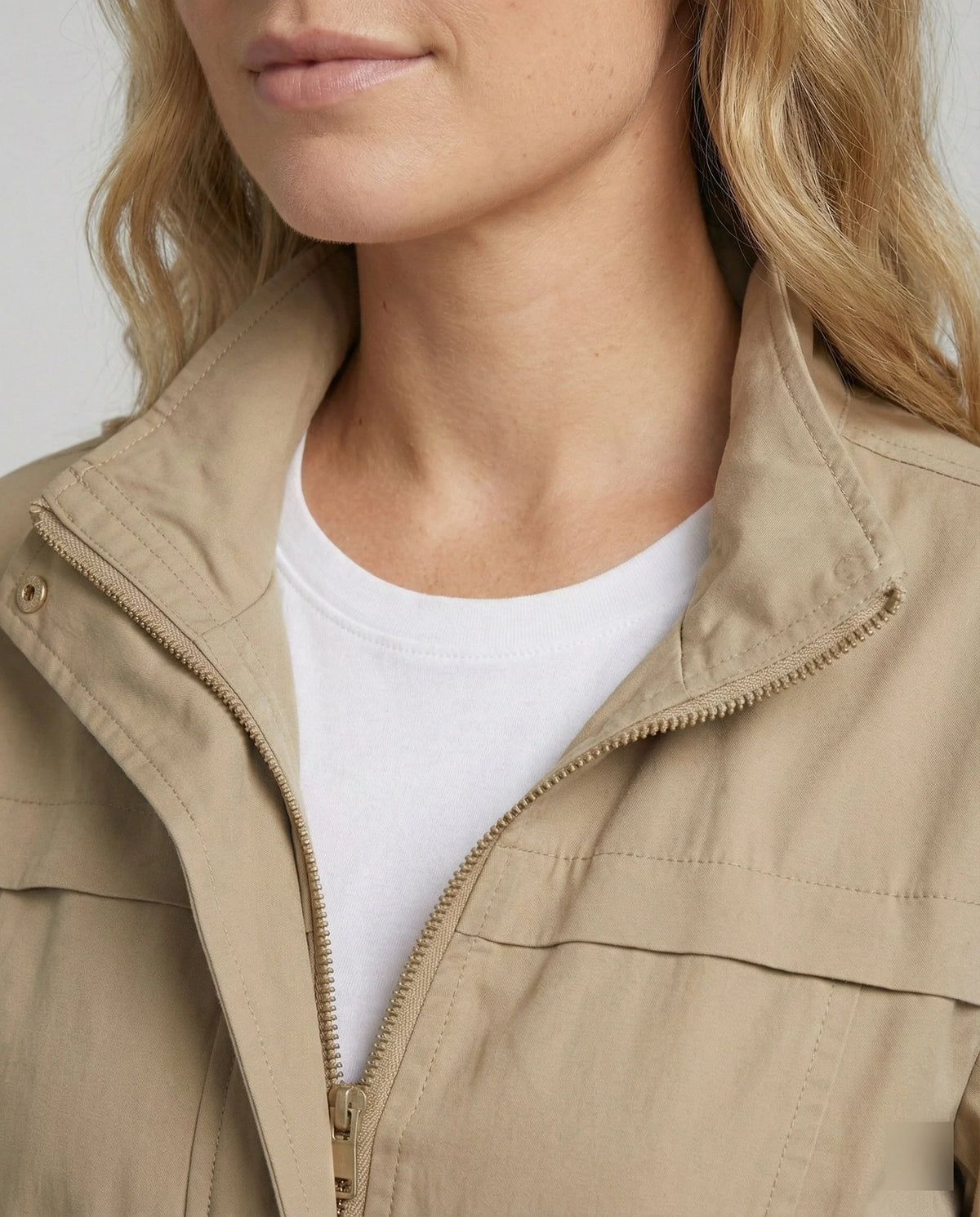 Grace | Utility Jacket with Drawstring Waist and Flap Pockets for Fall
