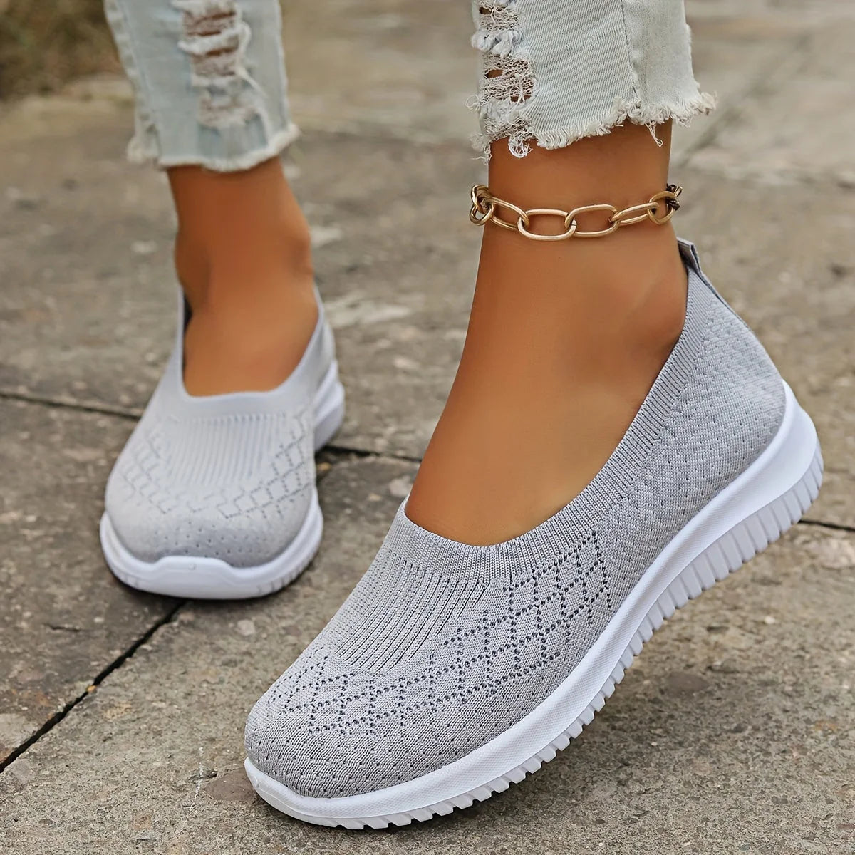 Jennifer | Slip-On Sneakers with Arch Support and Cushioned Sole