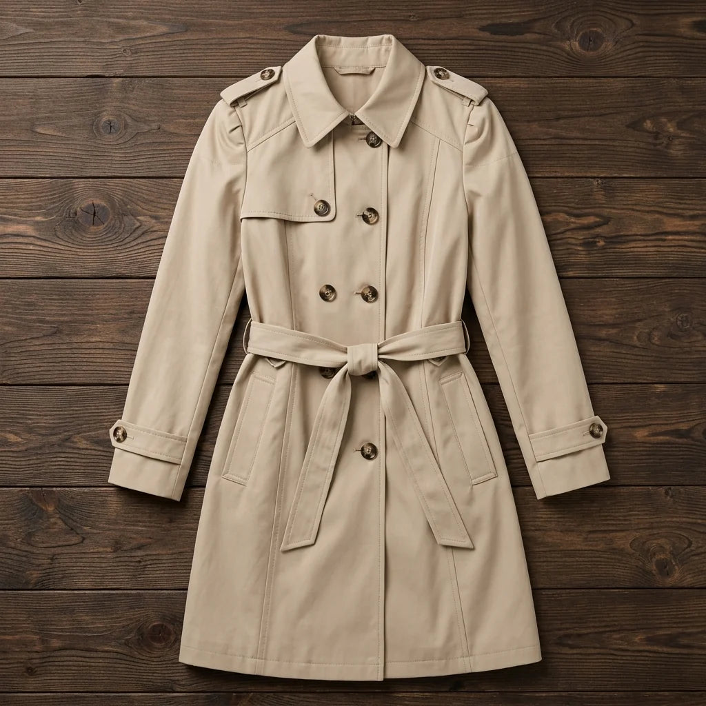 Jessica | Slim Fit Notched Collar Coat for Transitional Weather