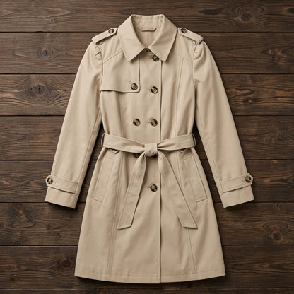 Jessica | Slim Fit Notched Collar Coat for Transitional Weather