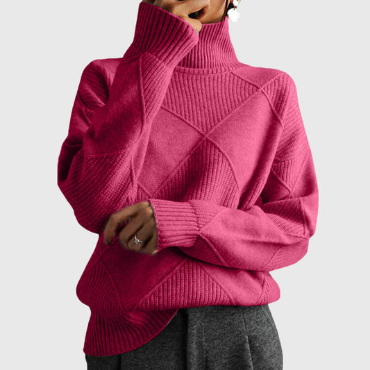 Josie | Warm Ribbed Turtleneck Sweater