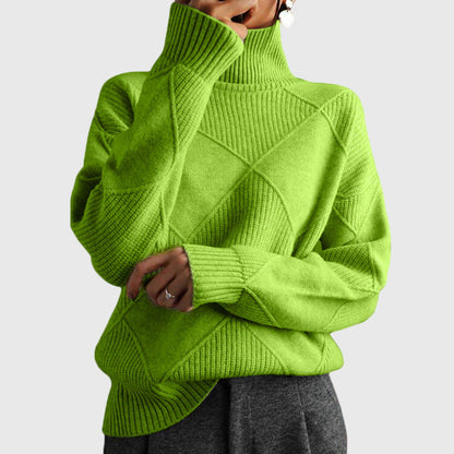 Josie | Warm Ribbed Turtleneck Sweater