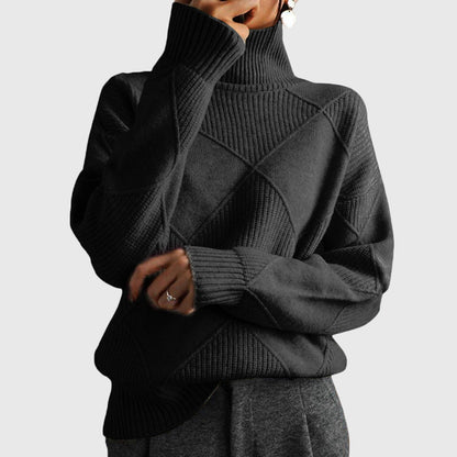 Josie | Warm Ribbed Turtleneck Sweater