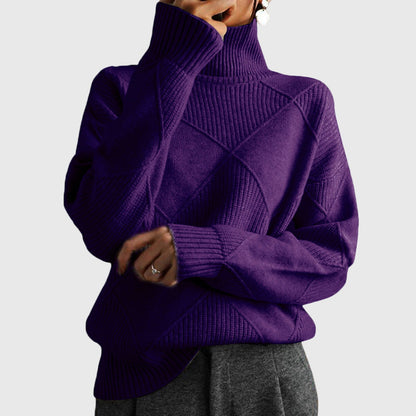 Josie | Warm Ribbed Turtleneck Sweater