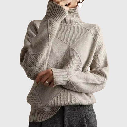 Josie | Warm Ribbed Turtleneck Sweater