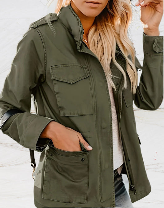 Lily | Utility Jacket with Pocket Detail for Everyday Layering