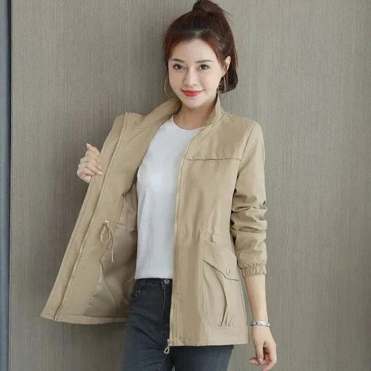 Nicole | Lightweight Waterproof Trench Jacket with Adjustable Waist
