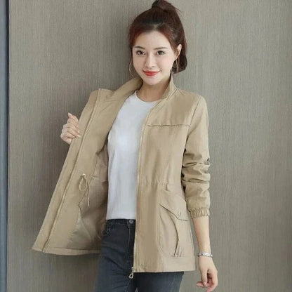 Nicole | Lightweight Waterproof Trench Jacket with Adjustable Waist