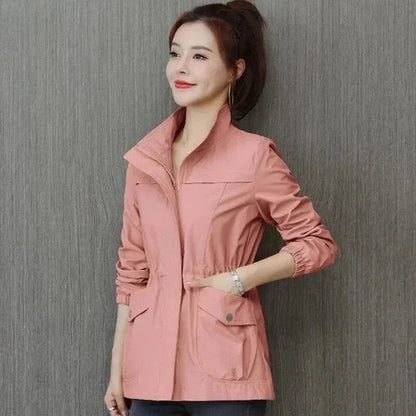 Nicole | Lightweight Waterproof Trench Jacket with Adjustable Waist